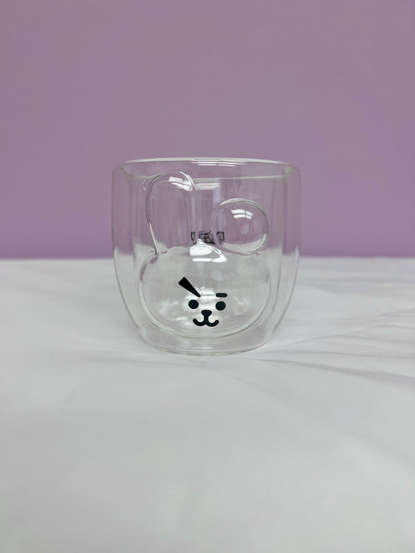 BT21 Double Glass Tea Cup | Cooky - Jungkook